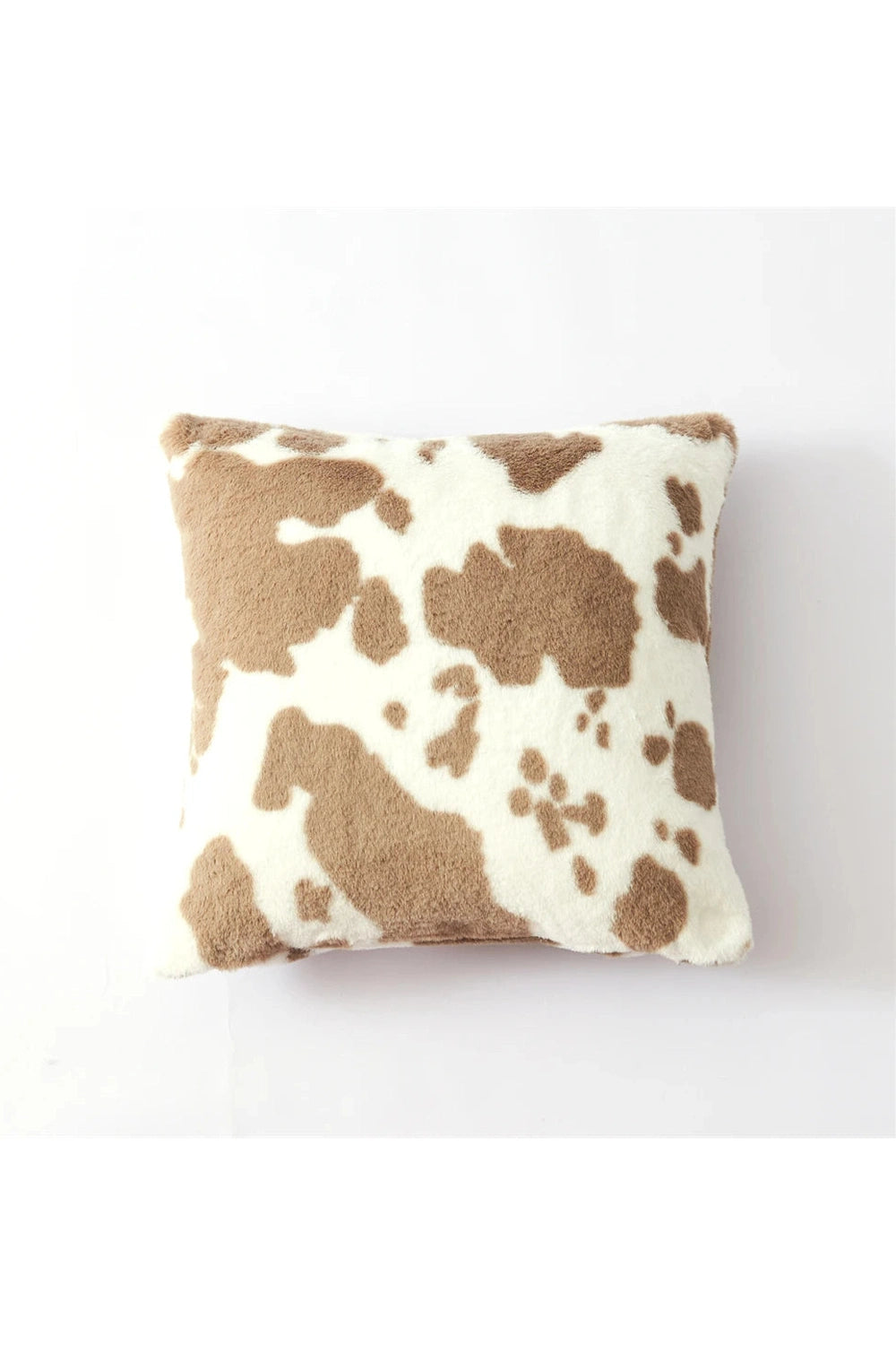 Cow Pattern Plush Pillow Case