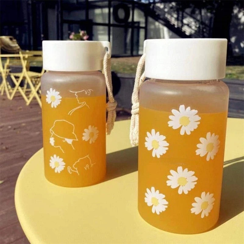 Sunny Pastel Blossom Bottle