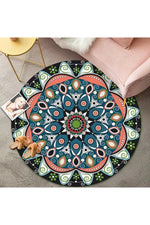 Bohemian Soft Round Rug