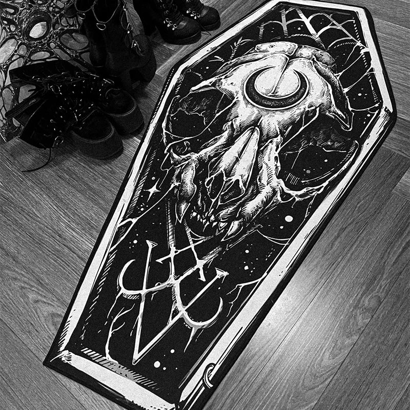 Coffin Moon Ritual Rug