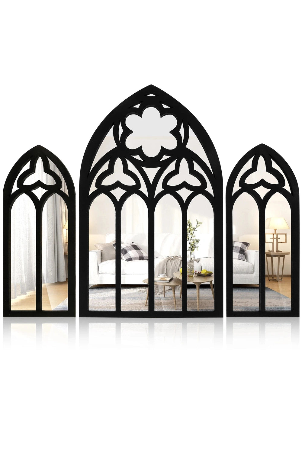 Gothic Arch Mirror Set