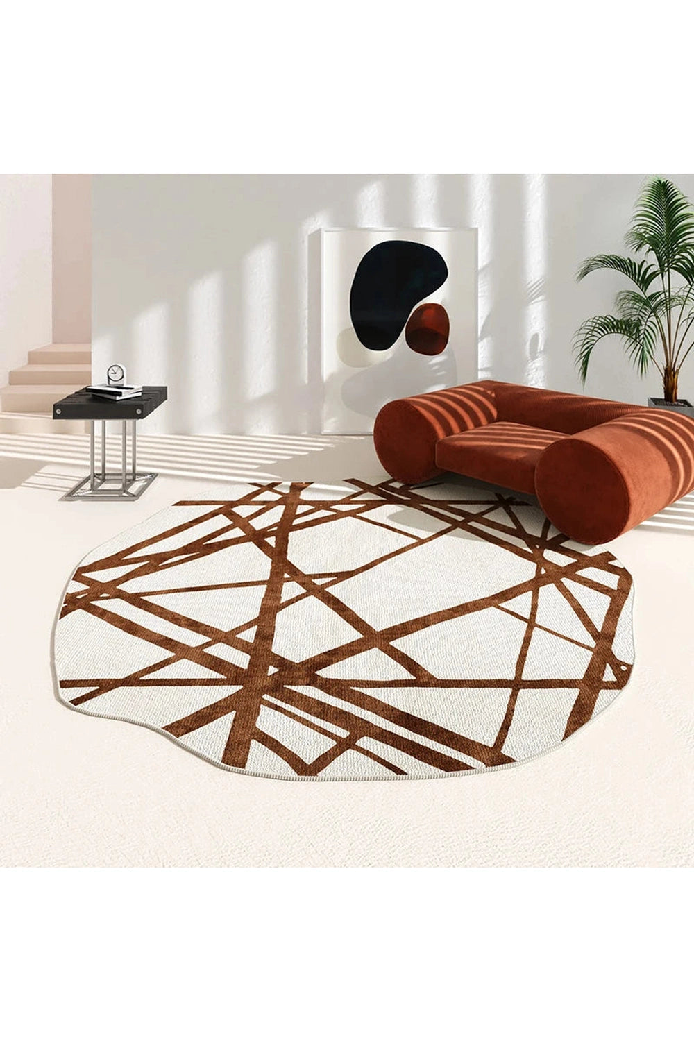 Modern Abstract Flow Rug