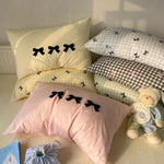 Decorative Pillows with Bow Designs