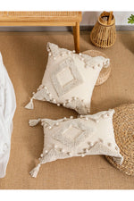 Pearl Diamond Boho Pillow Case