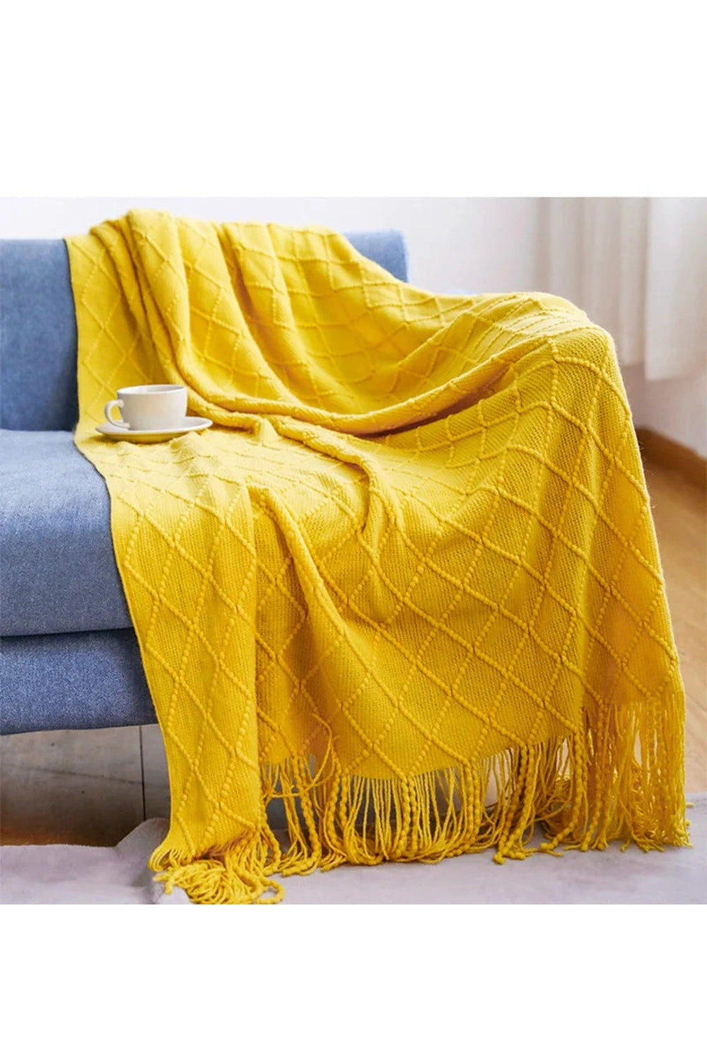 Coastal Breeze Textured Blanket