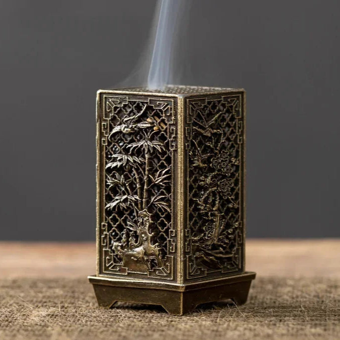 Dark Academia Mystic Bloom Incense Burner