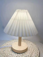 Fall Decor Cottagecore Pleated Table Lamps