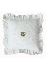 French Lace Ruffled Pillow Case