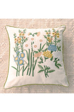 Meadow Bloom Embroidered Pillowcases