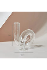 Clear Modern Glass Vase