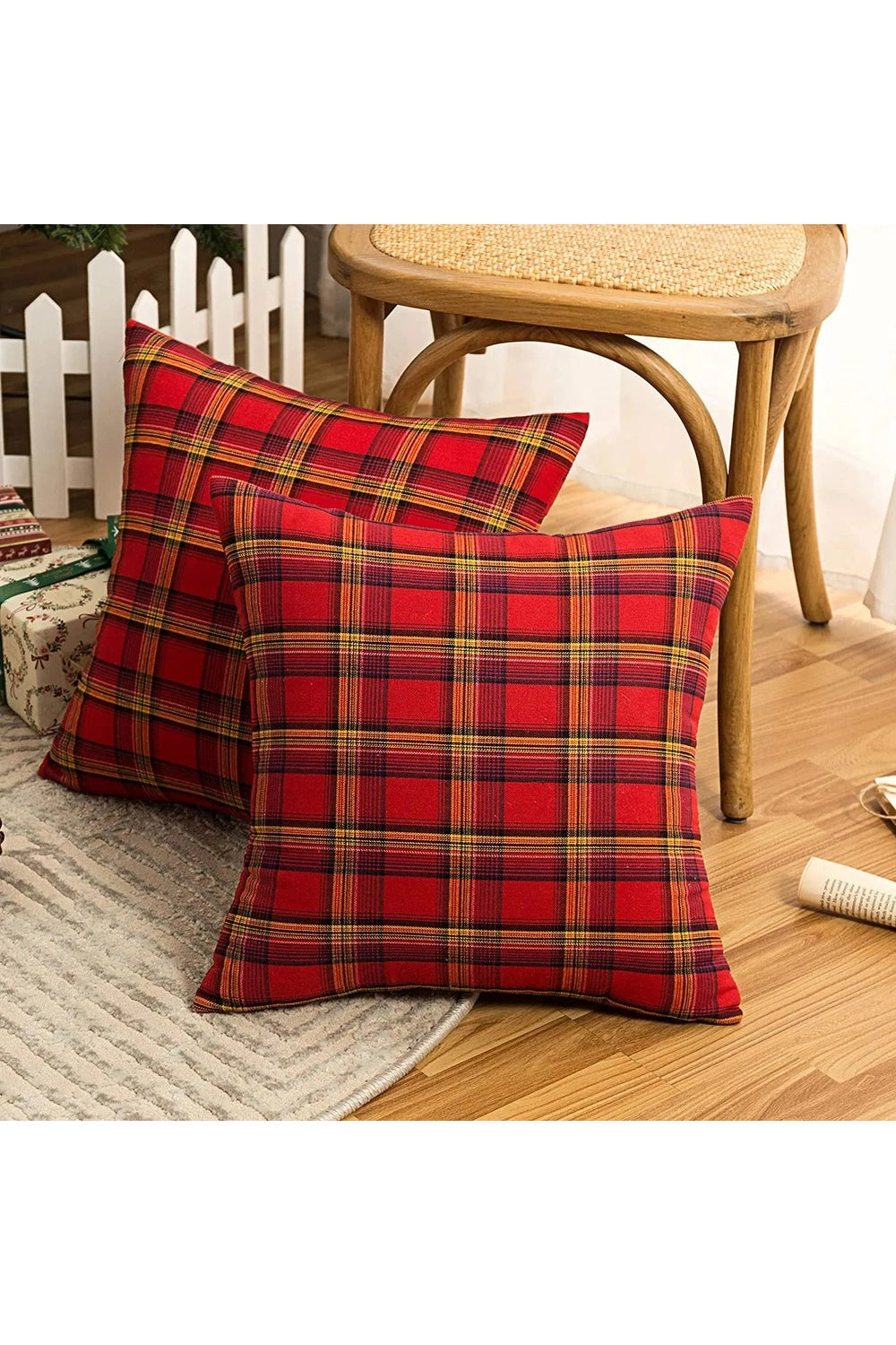 Christmas Plush Nordic Pillow Case