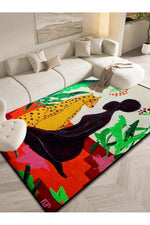 Y2K Leopard Lounge Rug