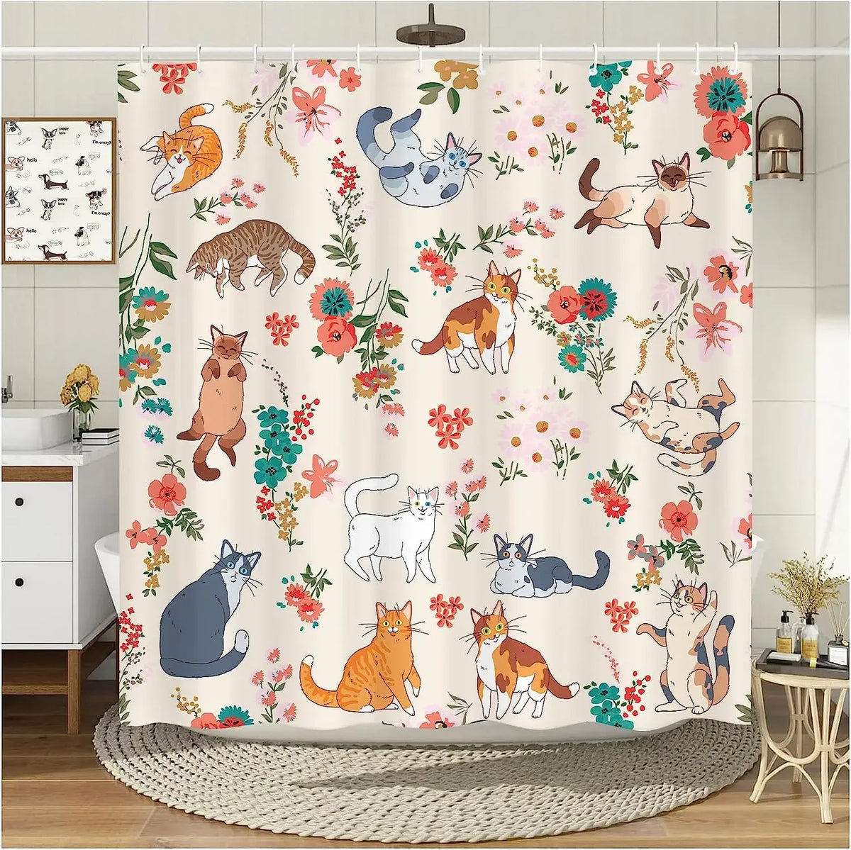 Funny Cats Shower Curtain