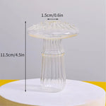 Whimsical Mushroom Glass Vases