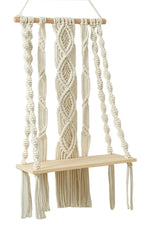 Boho Breeze Macrame Shelves