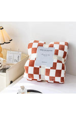 Cozy Checkered Fleece Blanket