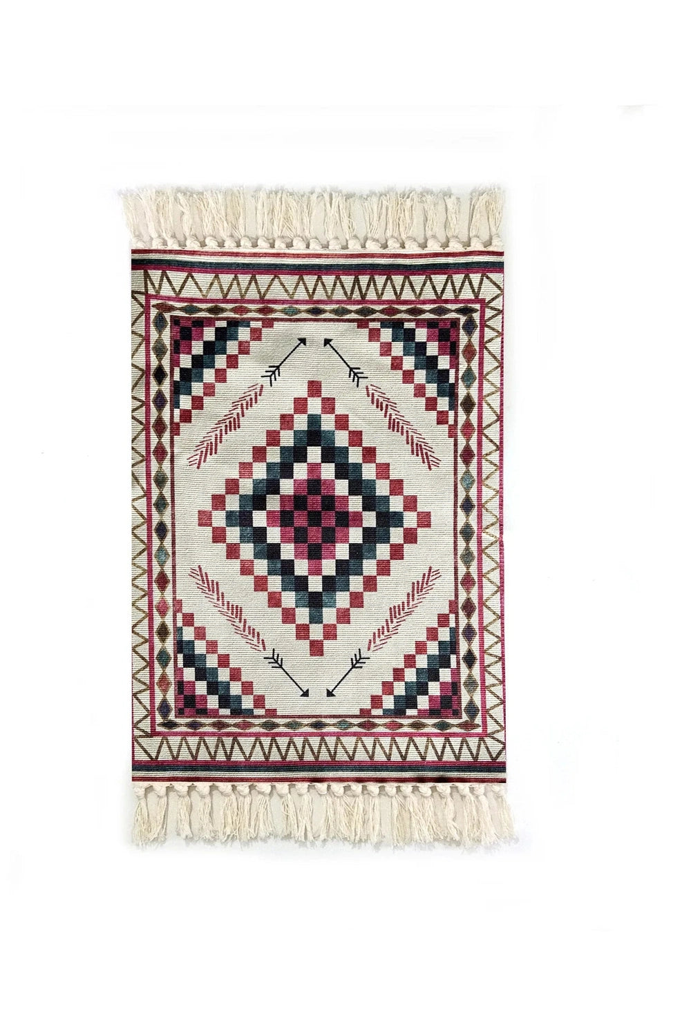 Bohemian Sunrise Geometric Rug