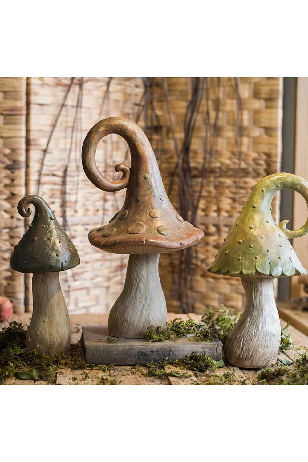 Mushroom Fairy Figurines