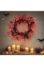 Halloween Haunted Twilight Wreath