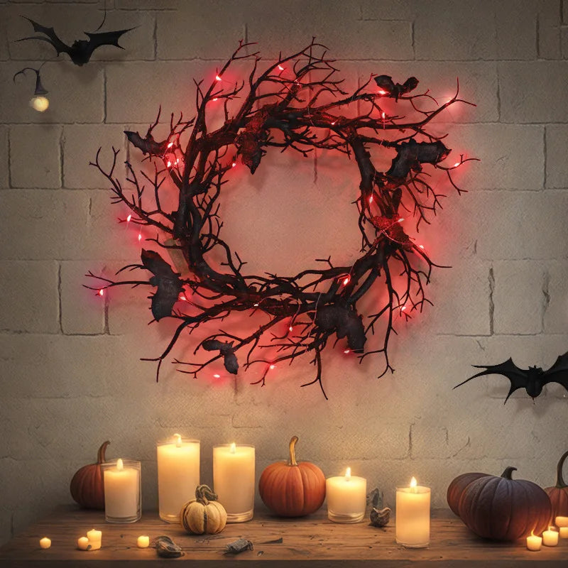 Twilight Haunted Halloween Wreath