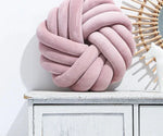 Plush Pastel Knot Pillow