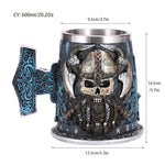 Totenkopf Wikinger Bierbecher