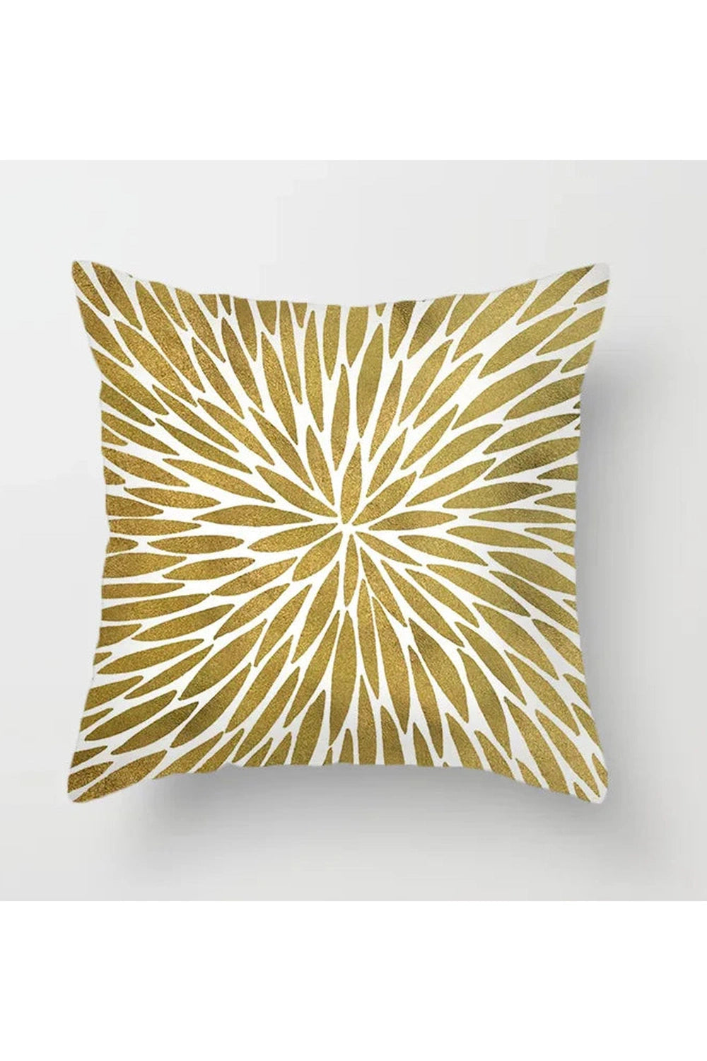 Fall Decor Yellow Leaf Polyester Pillow Case