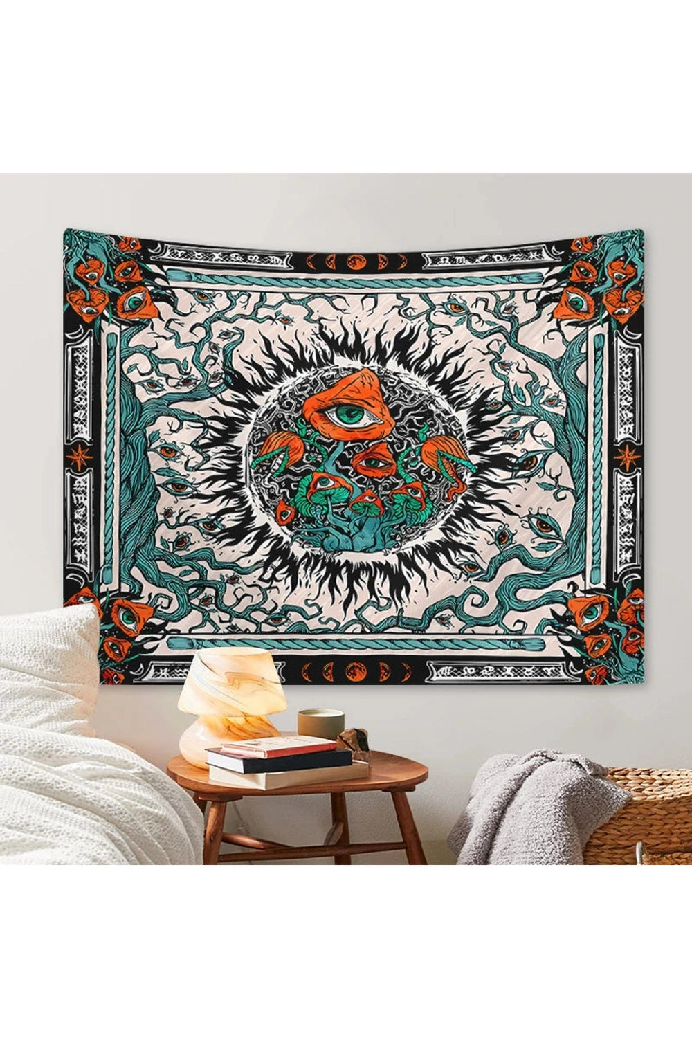 Trippy Turtle Dreamscape Tapestry