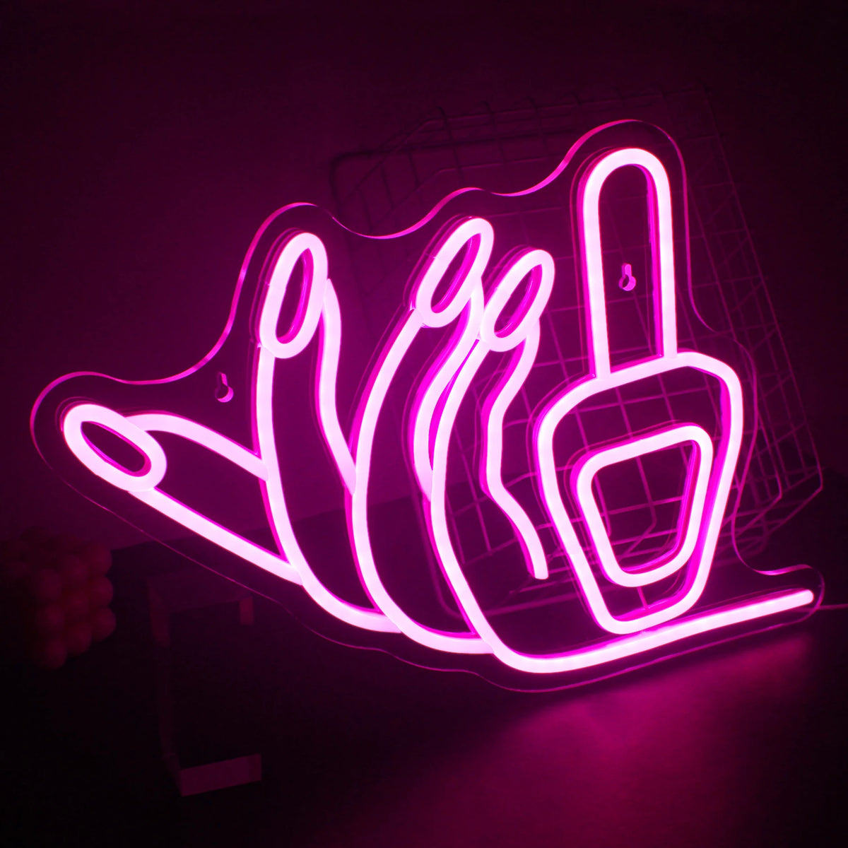 Pink Nails Salon Neon Sign