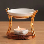 Golden Serenity Oil Warmer