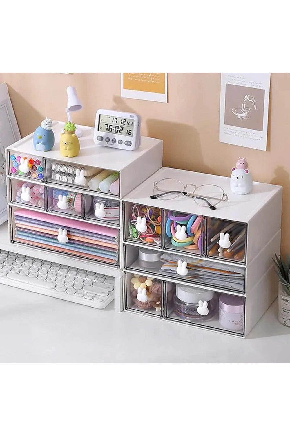 Cute Bunny Drawer Organizer