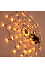 Spooky Spiderweb String Lights