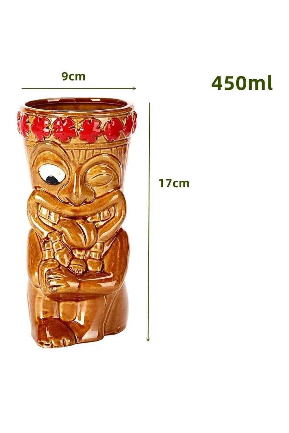 Ceramic Tiki Cocktail Mug