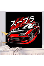 Retro JDM Legends Tapestry