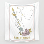 Pink Horoscope Tapestry