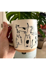 Painted Cartoon Ceramic Mug