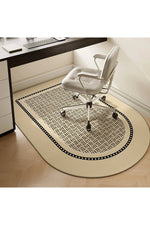 Study Computer Chair Floor Mat Non-slip Bedroom Carpet Living Room Large Rounded TPR Bottom Anti-slip Swivel Chairs Rug 의자 바닥 매트