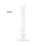 European Glass Candle Holder