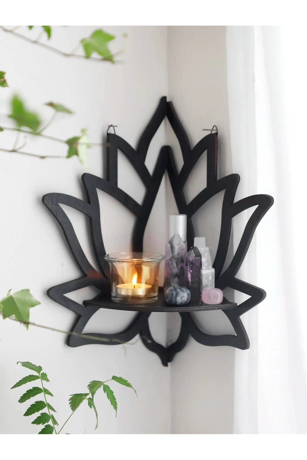 Butterfly Crystal Wall Shelf