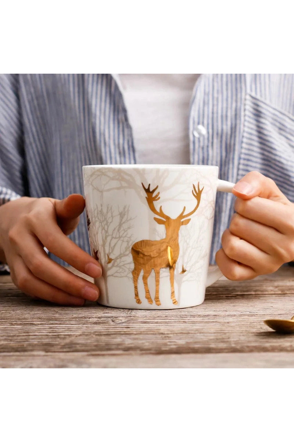 Golden Deer Mug