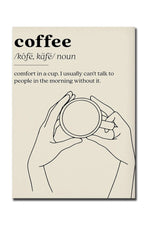 Good Morning Coffee Canvas Poster