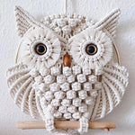 Boho Macramé Owl Wall Hanging