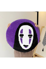 Smiley Face Soft Round Rug