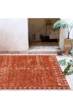 Boho Terracotta Area Rug