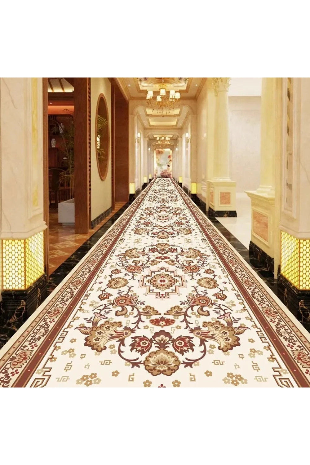 Long Modern Corridor Rug