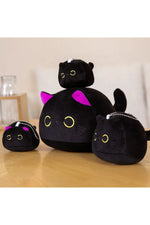 Black Cat Stuffed Pillow