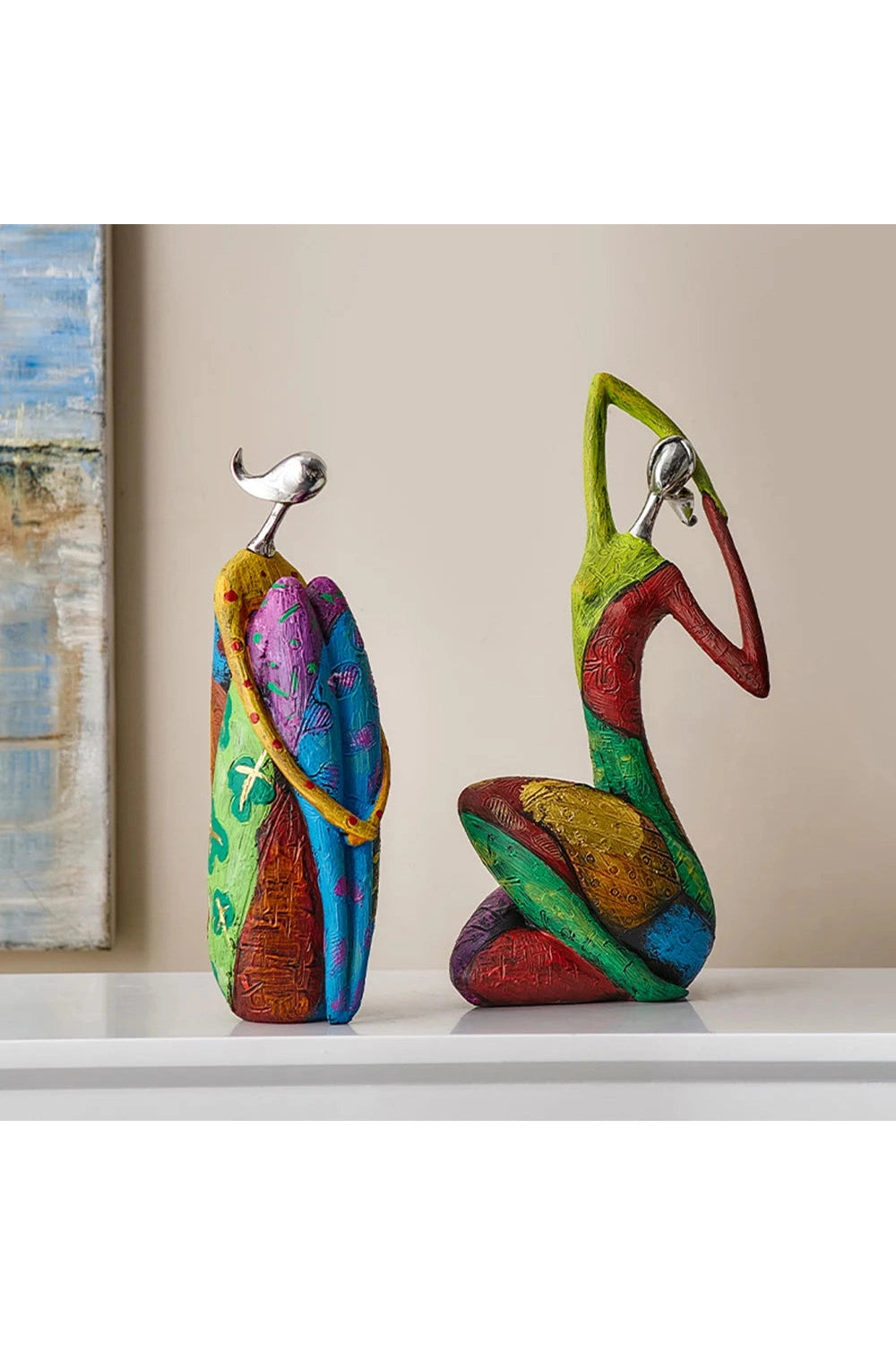 Modern Abstract Figurine Decor