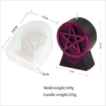 Pentagram Ornament Candle Mold DIY