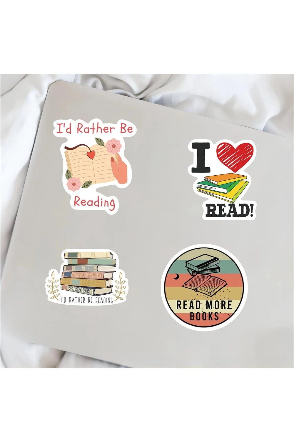 Vintage Reading Scrapbooking Stickers