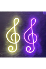 Music Note Neon Sign